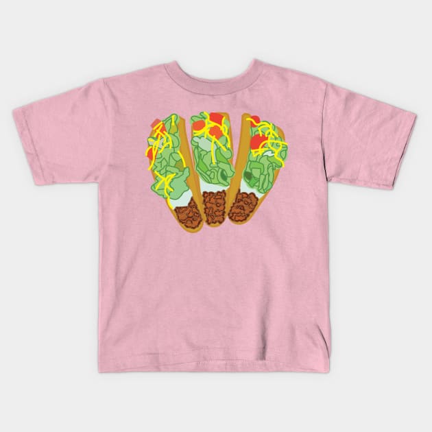 taco Kids T-Shirt by courtneylgraben